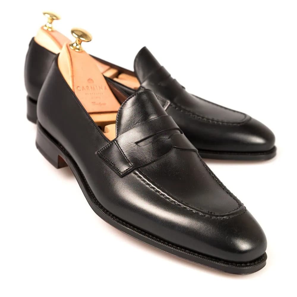CARMINA 80158 PENNY LOAFERS (RAIN)