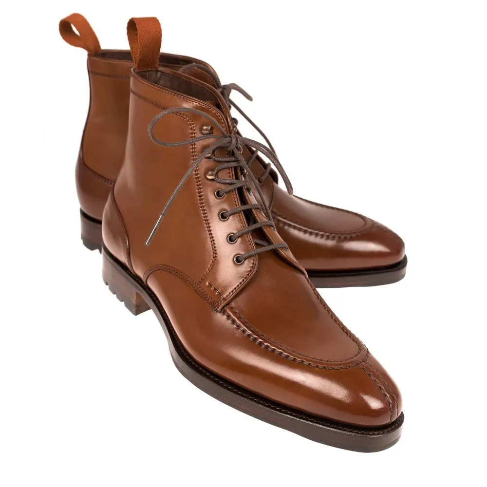 CARMINA 80488 SPLIT TOE CORDOVAN BOOTS (RAIN)