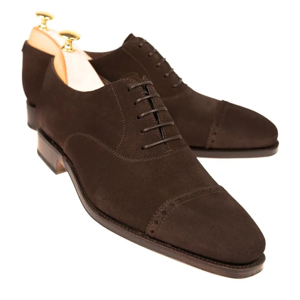 CARMINA 762 CAP TOE OXFORDS (RAIN)