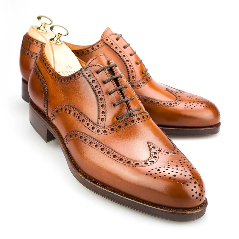 CARMINA 813 WINGTIP OXFORDS (FOREST)