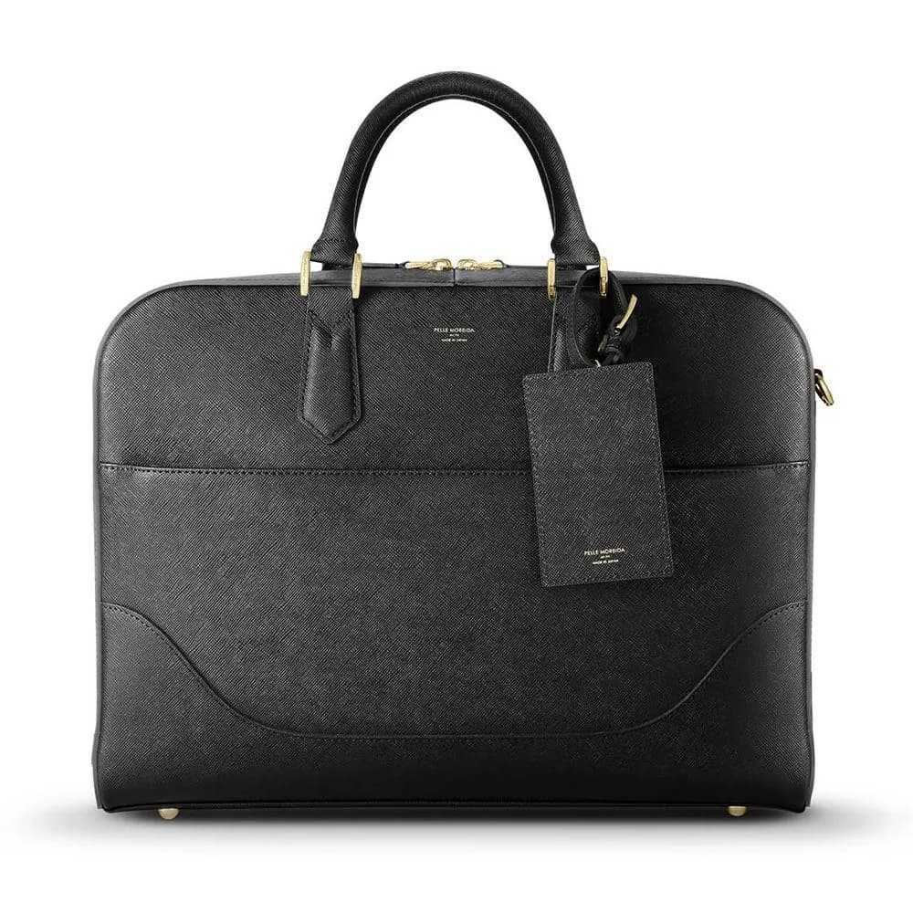 PELLE MORBIDA CA015-ブリーフバッグ(1室タイプ) BLACK