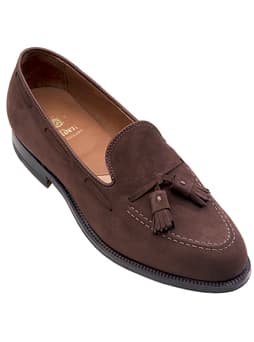 ALDEN Tassel Moccasin Suede