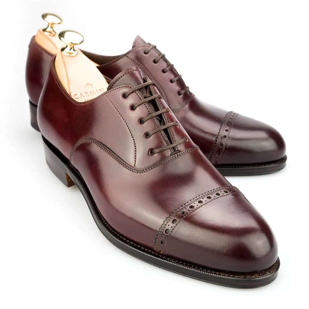 CARMINA 762 CORDOVAN OXFORDS (FOREST)