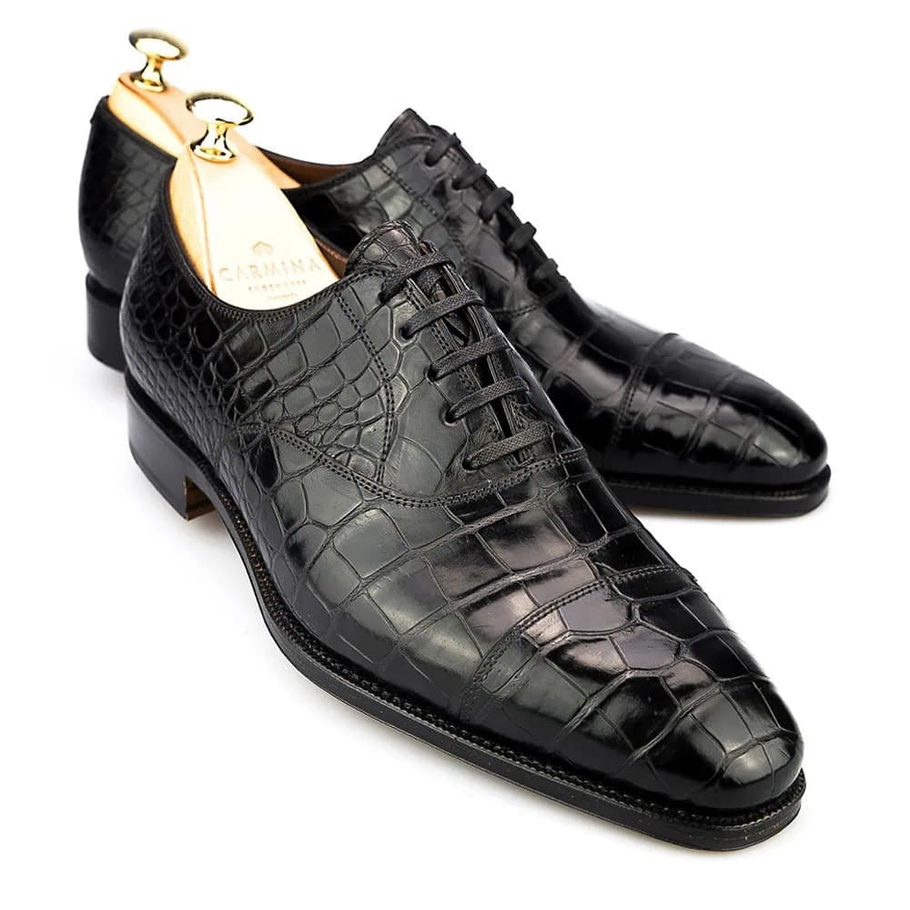 CARMINA 80212 ALLIGATORE OXFORDS (RAIN)