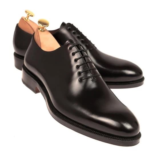カルミナ 80588 WHOLECUT BLACK SHOES (SOLLER)