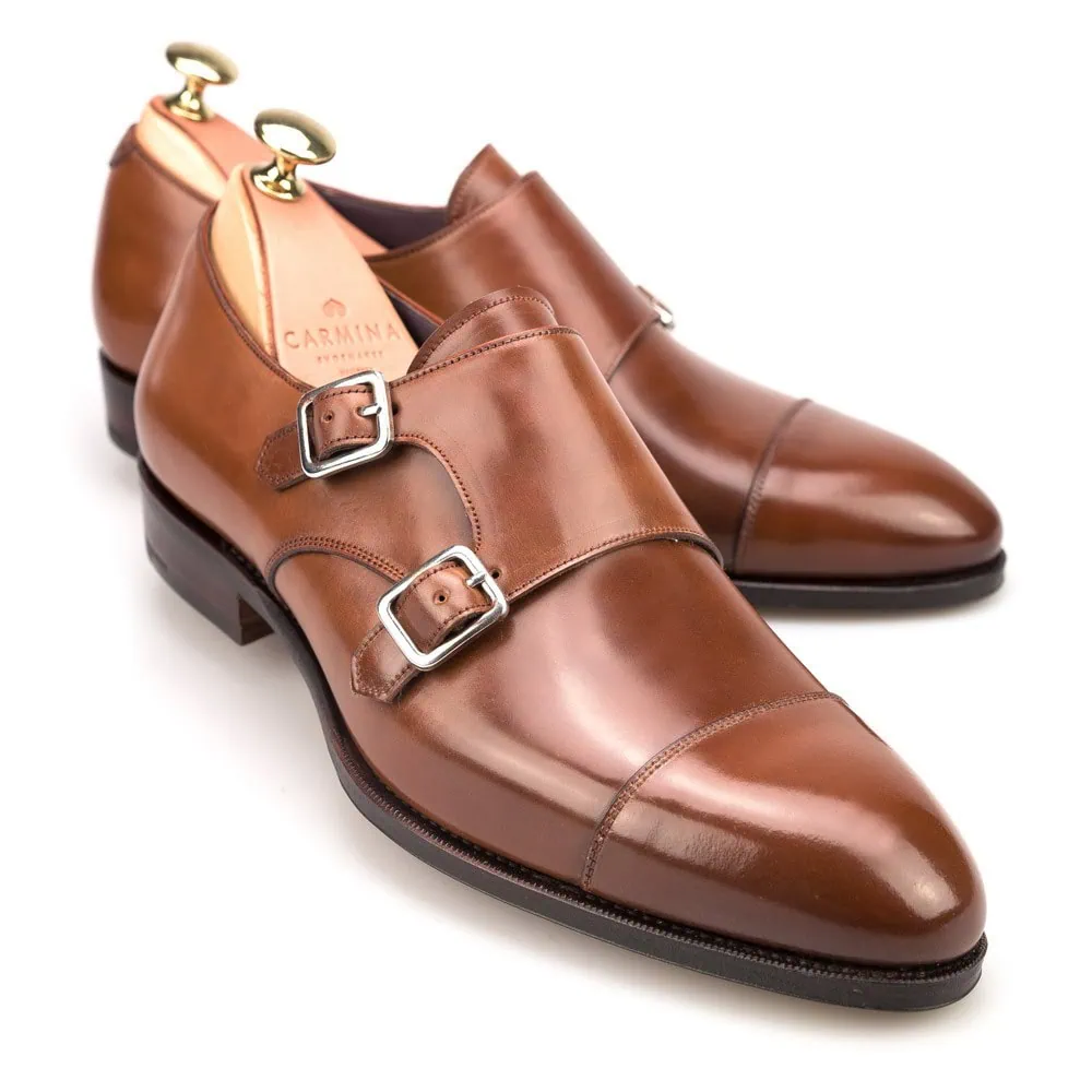 CARMINA 80250 CORDOVAN DOUBLE MONK STRAP (INCA)