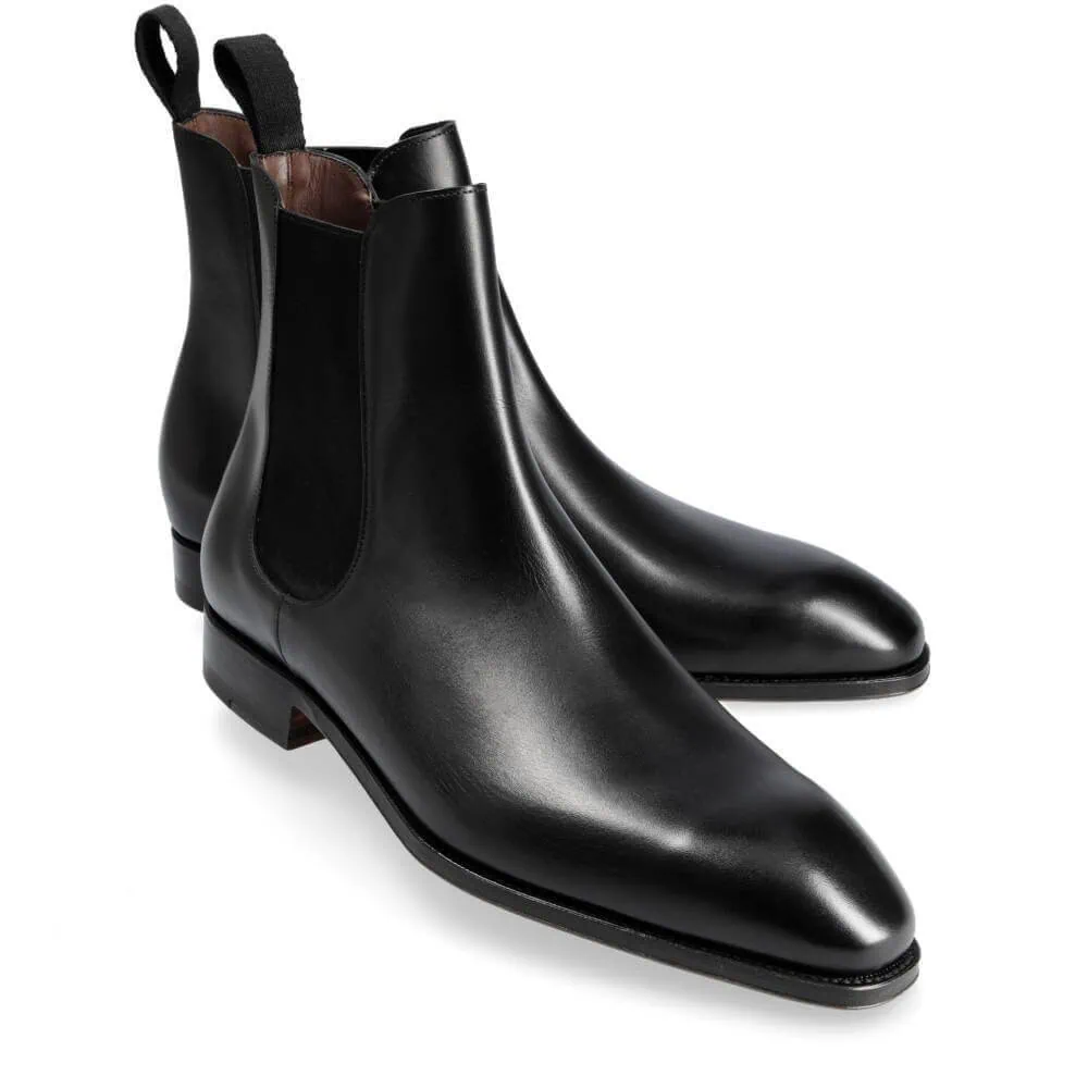 CARMINA 80216 BLACK CHELSEA BOOTS (SIMPSON)