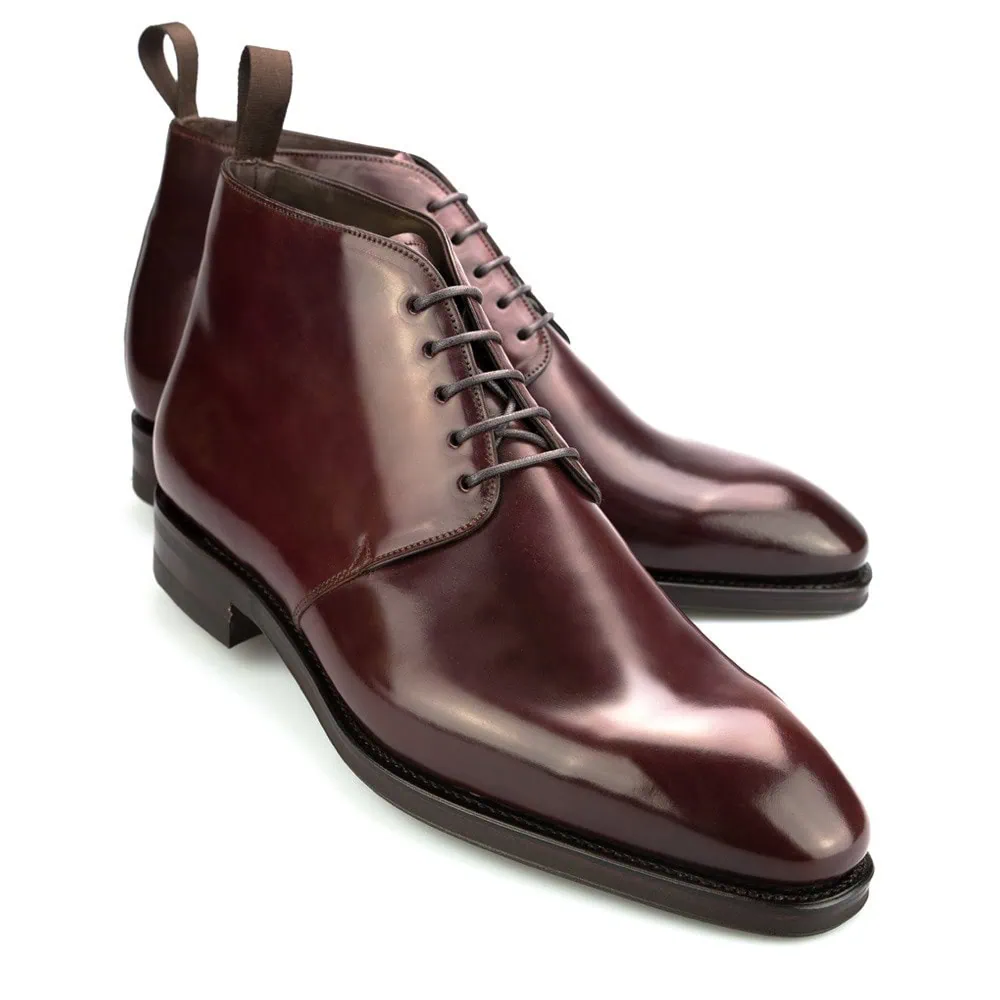 CARMINA 905 CORDOVAN CHUKKA BOOTS (SIMPSON)