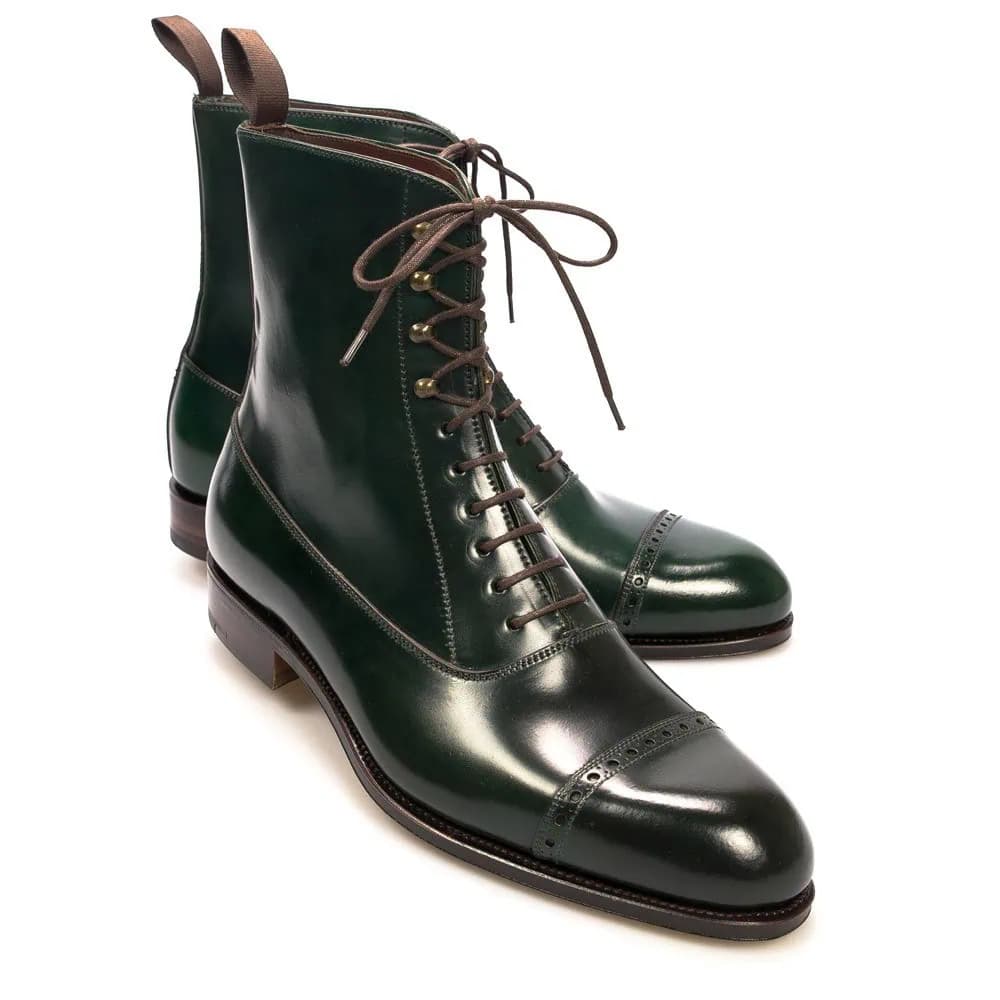 CARMINA 80092 BALMORAL CORDOVAN BOOTS (ROBERT)