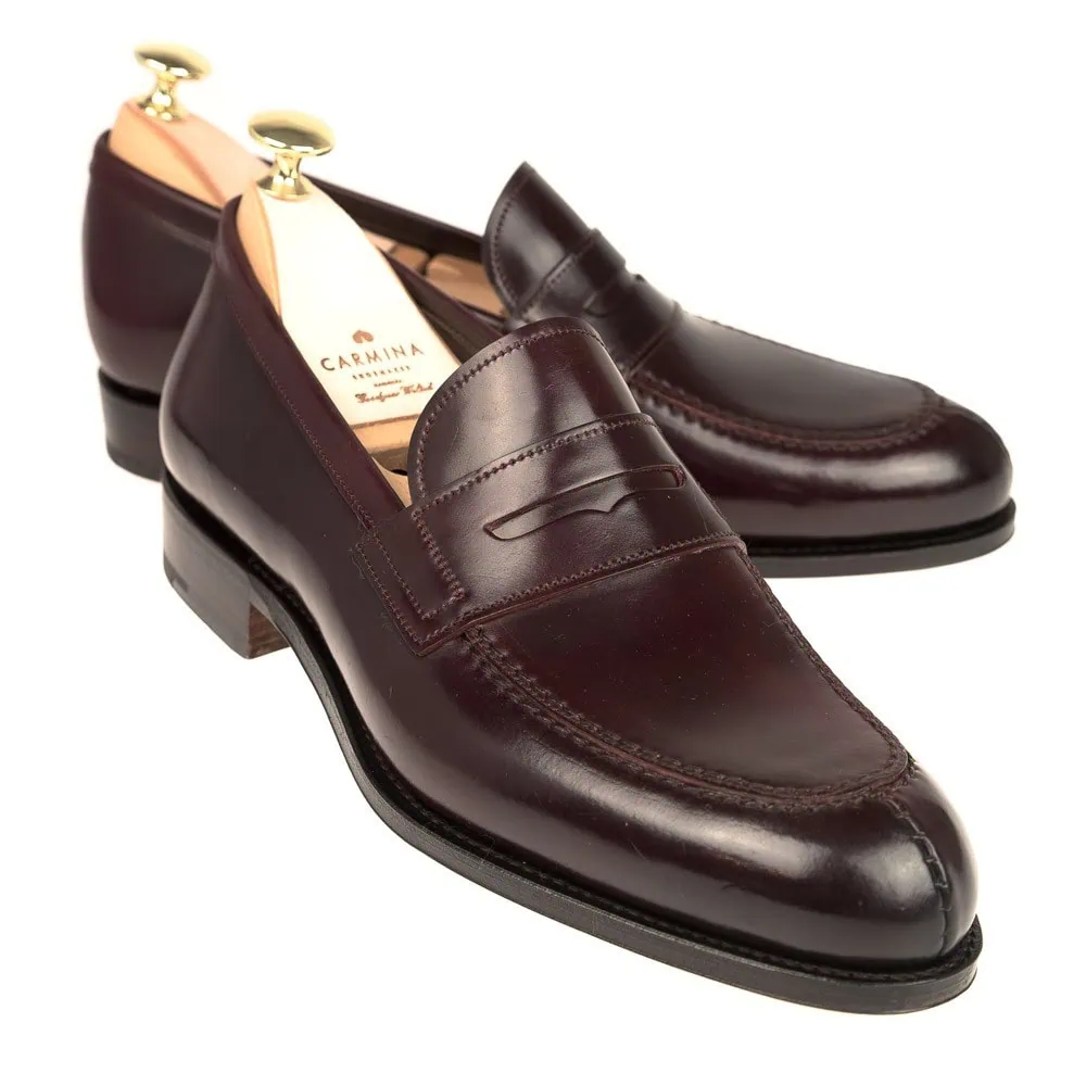 CARMINA 923 PENNY LOAFERS CORDOVAN (FOREST)