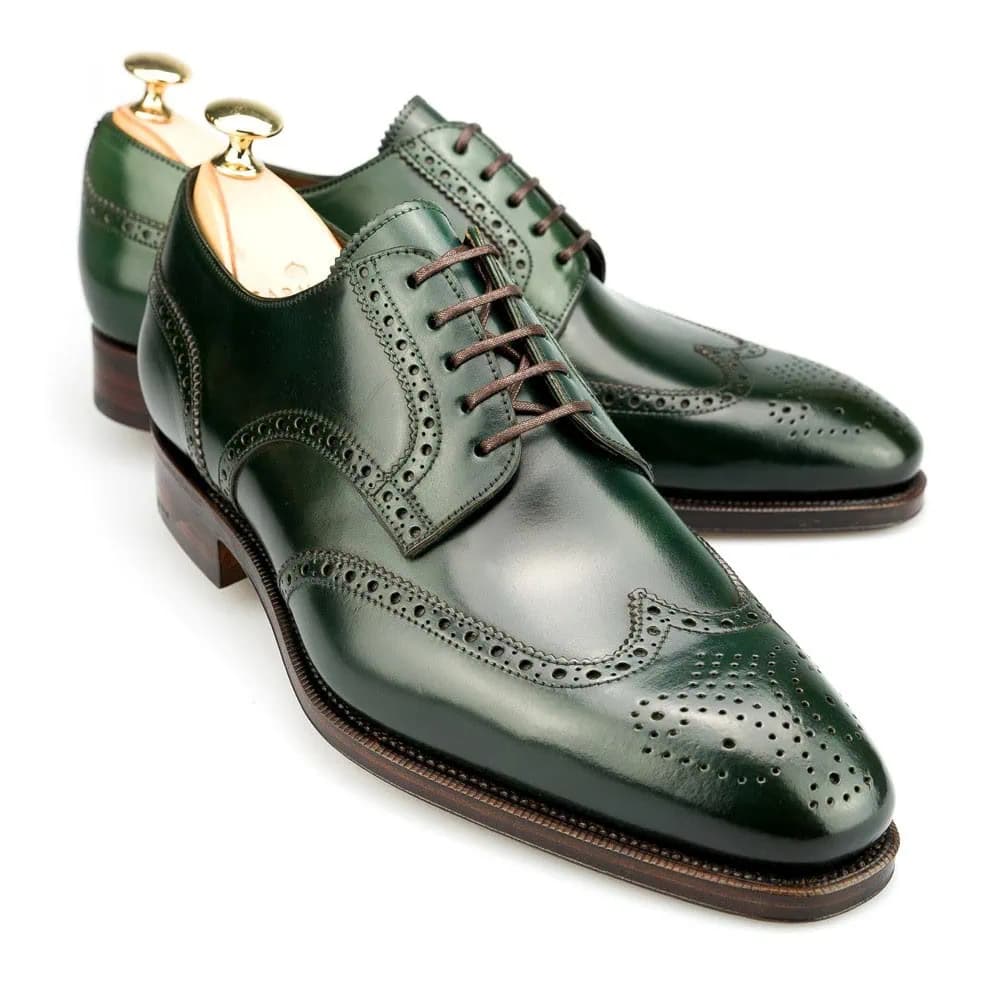 CARMINA 80254 CORDOVAN DERBY SHOES (RAIN)