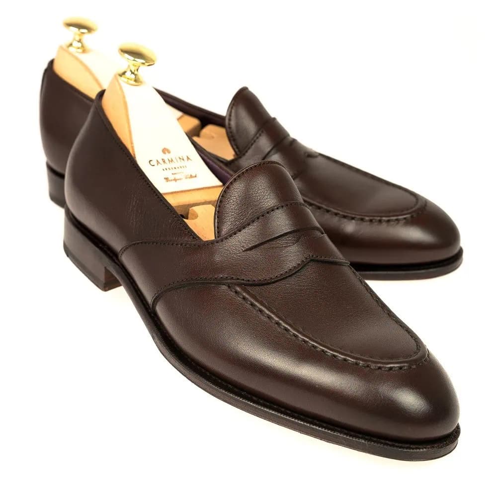 CARMINA 80372 FULL STRAP PENNY LOAFERS UETAM EE (UETAM-EE)