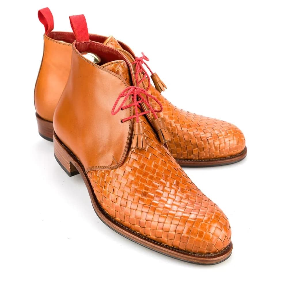 CARMINA 1607 WOMEN BRAIDED BOOTS (INCL. SHOE TREE) (OSCARIA)