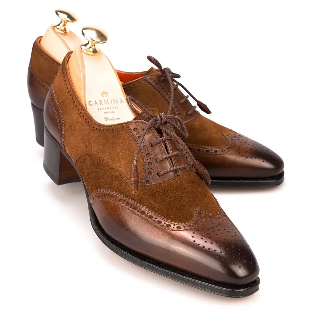 CARMINA 1368 OXFORD HEEL SHOES (LLUC-40)