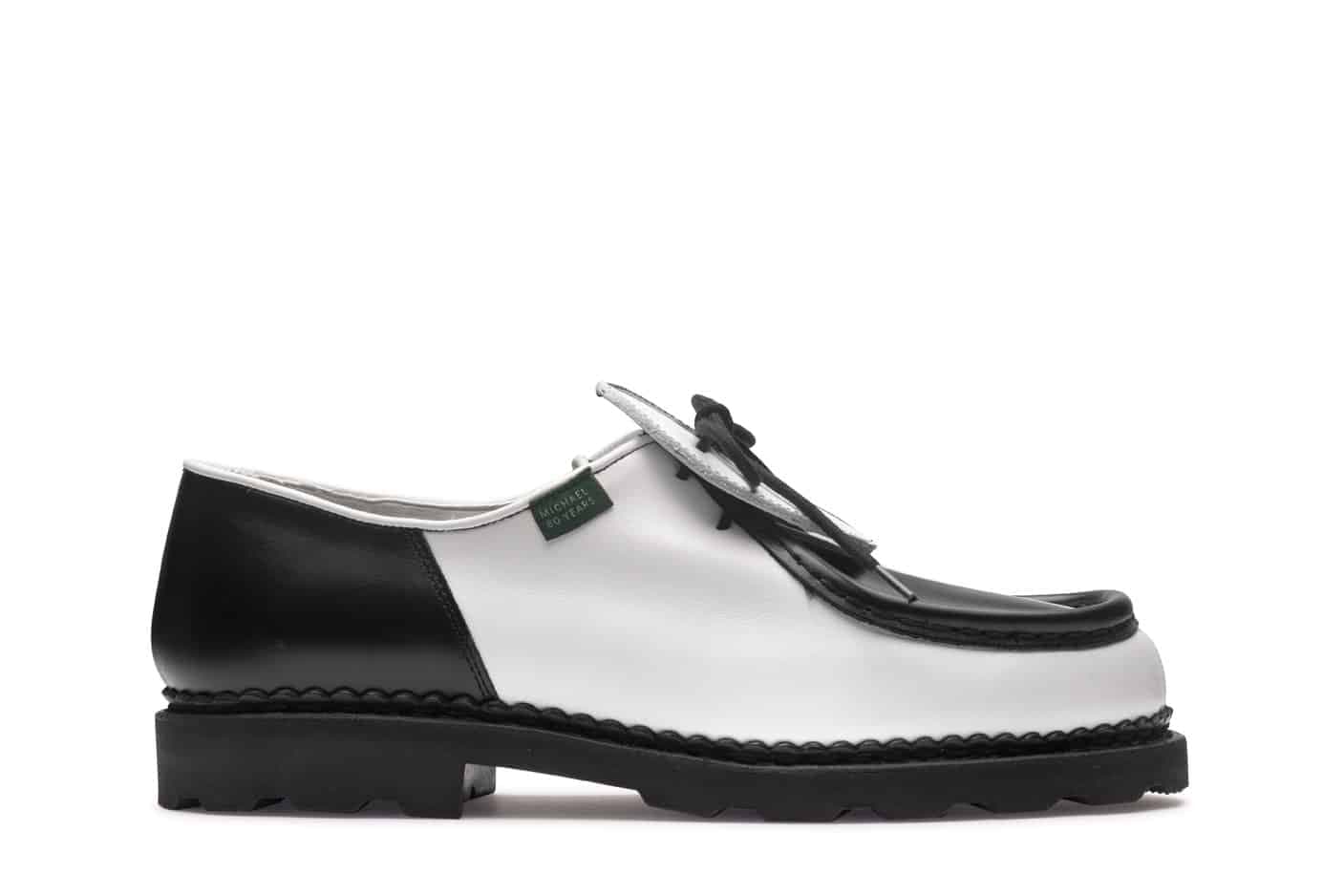 Paraboot MICHAEL 1960/MARCHE NOIRE-LIS BLANC/NOIR