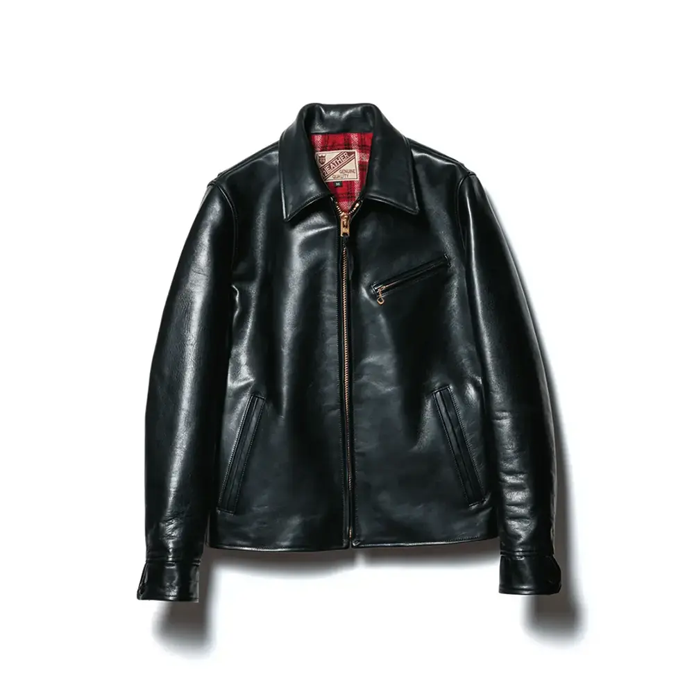 Y'2 LEATHER HV HORSE SINGLE BREASTED JACKET