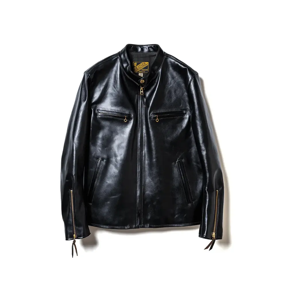 Y'2 LEATHER VINTAGE HORSE LIGHT SINGLE BREASTED JACKET