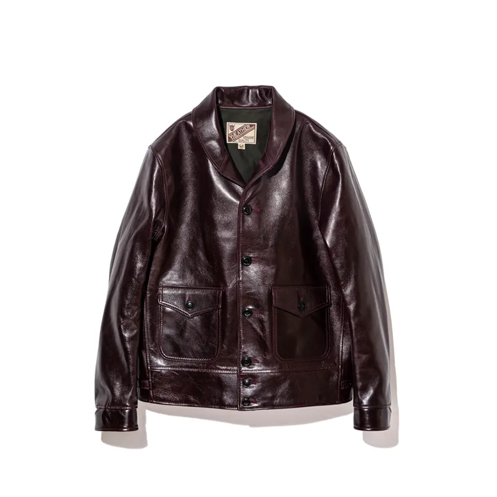 Y'2 LEATHER ANILINE HORSE COSSACK JACKET