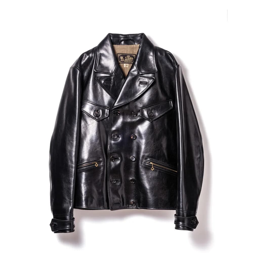 Y'2 LEATHER HAND OIL HORSE '30s GERMAN AVIATOR JACKET