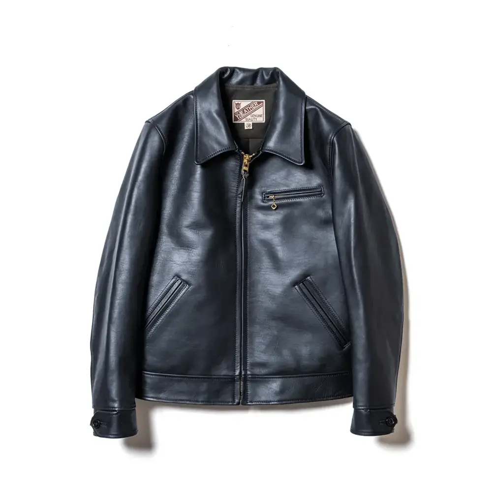 Y'2 LEATHER SUMI DYED HORSE SINGLE BREASTED JACKET