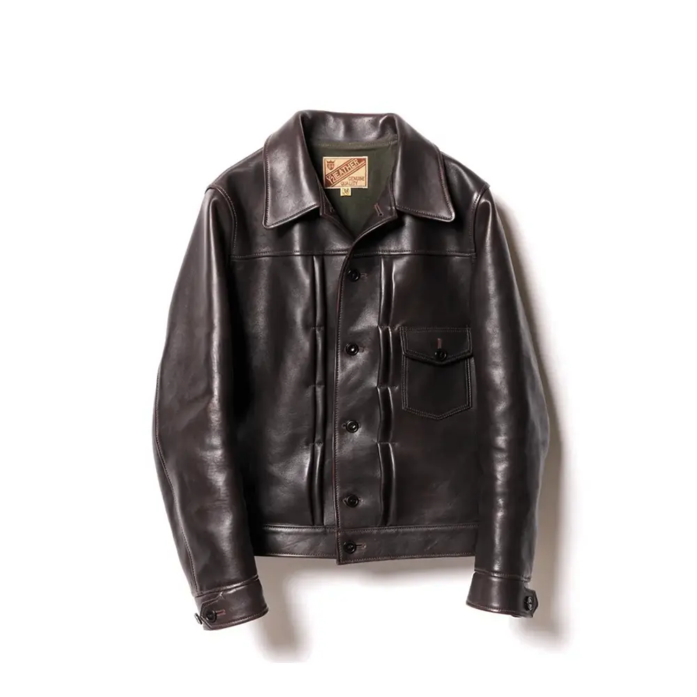 Y'2 LEATHER ECO HORSE TEA-CORE '30s TYPE I LEATHER JACKET