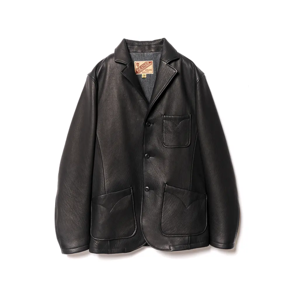 Y'2 LEATHER DEER SKIN SACK JACKET