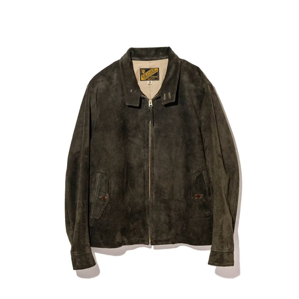 Y'2 LEATHER STEER ROUGHOUT SWING TOP
