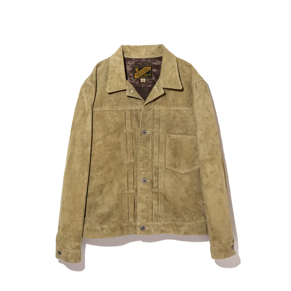 Y'2 LEATHER HORSE ROUGHOUT WWII JEAN JACKET ~ Spring Edition ~