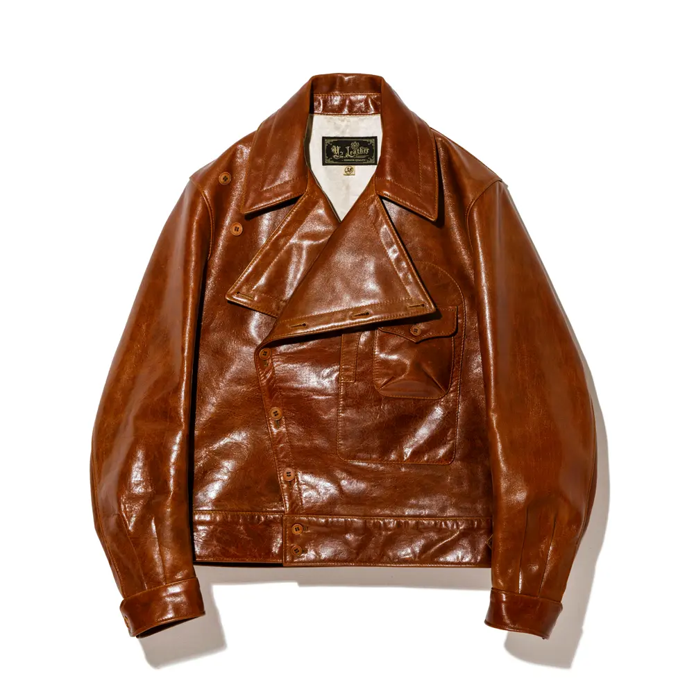 Y'2 LEATHER OIL WAX HORSE BRITISH AVIATOR JACKET
