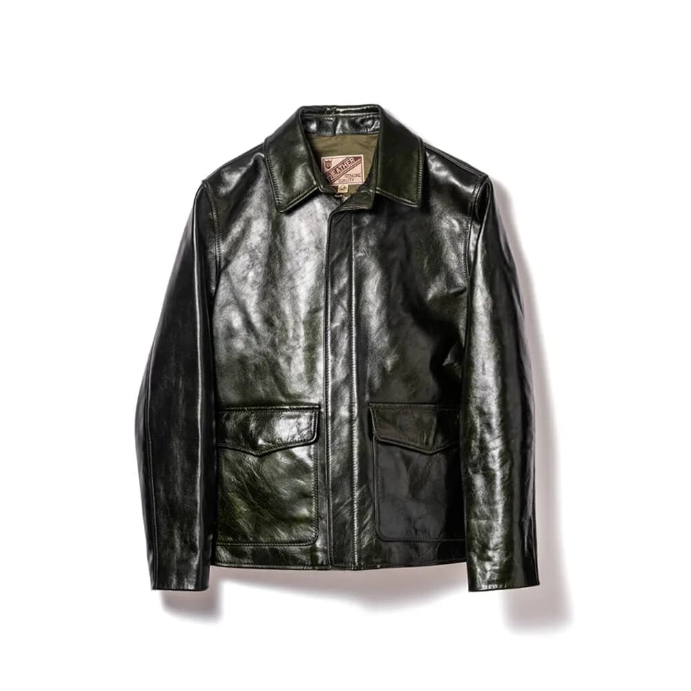 Y'2 LEATHER OIL WAX HORSE ARCHAEOLOGIST JACKET