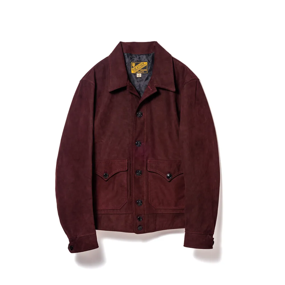 Y'2 LEATHER HORSE NUBUCK COSSACK JACKET