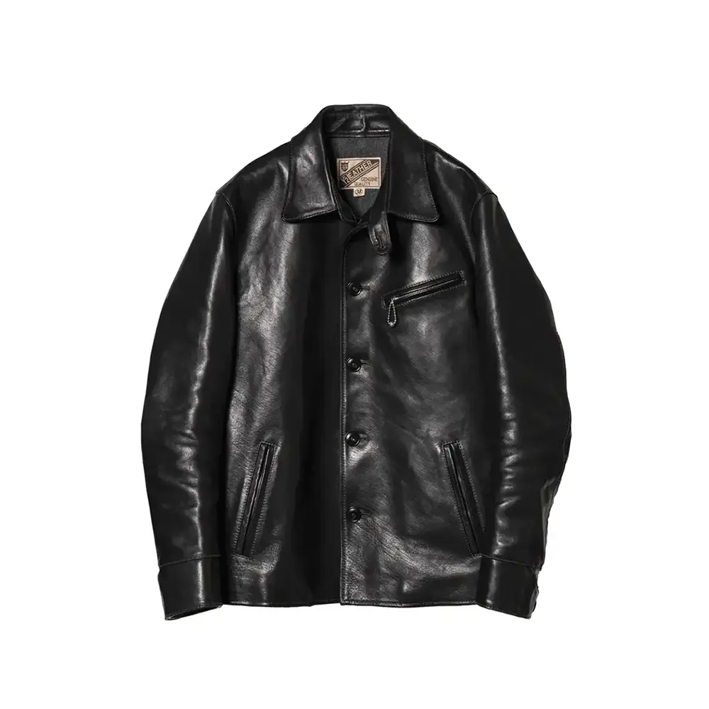 Y'2 LEATHER ECO HORSE LIGHT CAR COAT